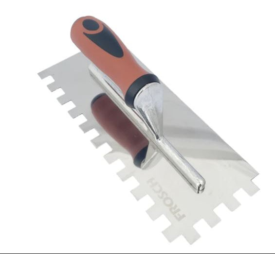 Stainless Steel Square Notch Trowel - 1/2" X 1/2"
