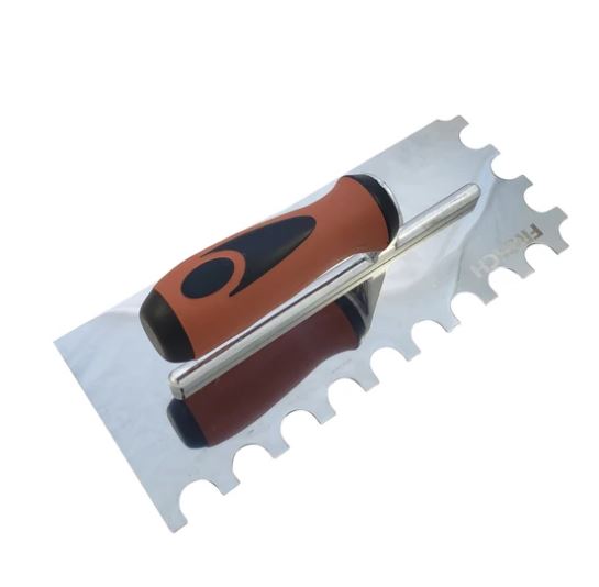 Stainless Steel U-Notch Trowel - 3/4" X 9/16"