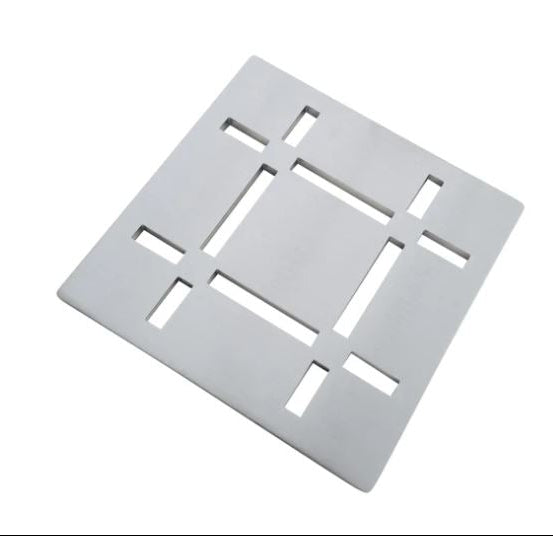 Shower Drain Grate Kit 4" Stainless Steel (Brushed) - Dash Design