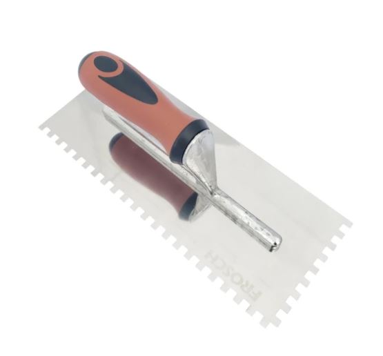 Stainless Steel Square Notch Trowel - 1/4" X 1/4"