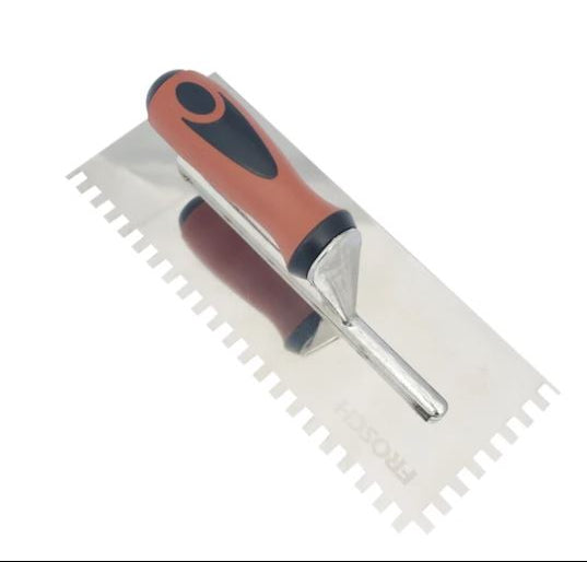 Stainless Steel Square Notch Trowel - 1/4" X 3/8"