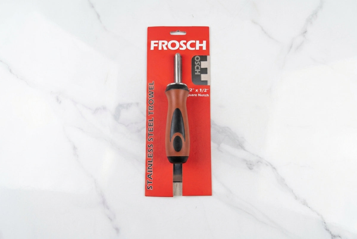 Stainless Steel Square Notch Trowel - 1/2" X 1/2"