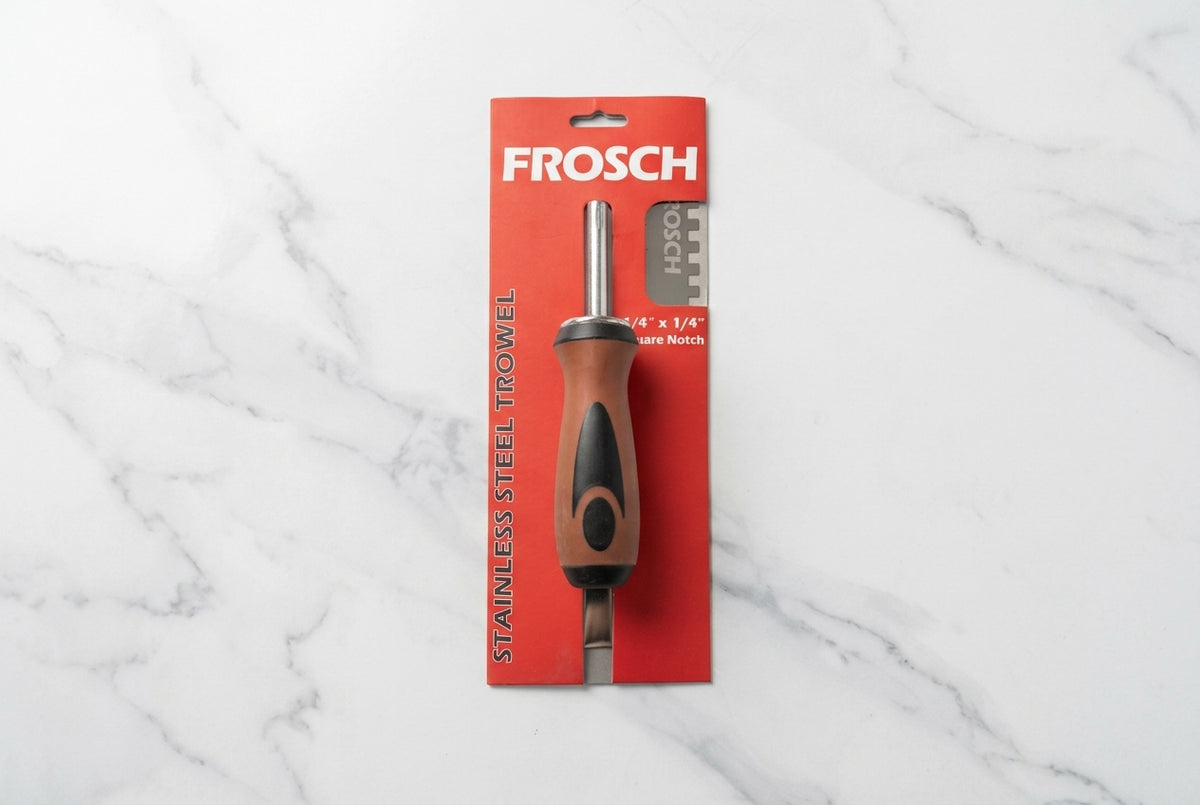 Stainless Steel Square Notch Trowel - 1/4" X 1/4"