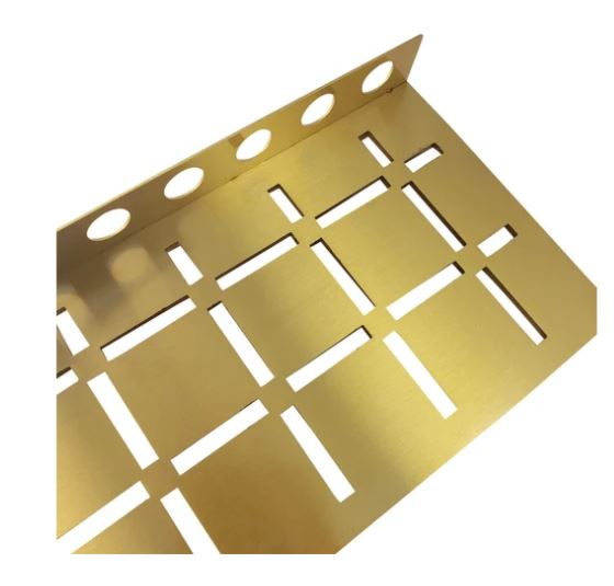 Stainless Steel Shower Shelf, Wall (Brushed Brass)