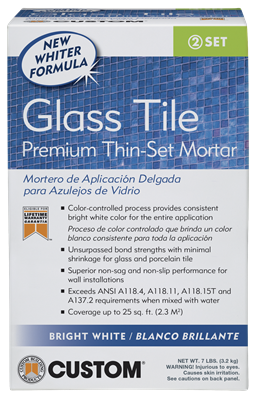 Glass Tile Premium Thin-Set Mortar
